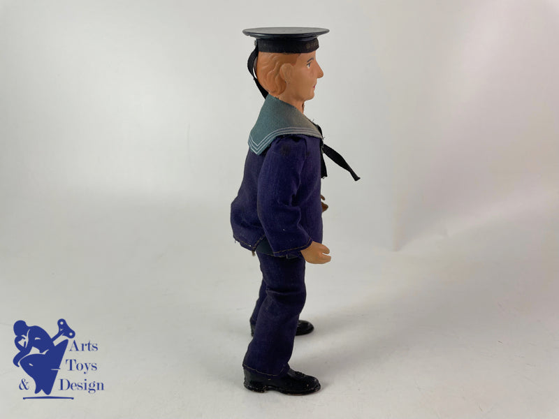 Antique toy Lehmann 535 clockwork Dancing sailor from 1904 h 19cm