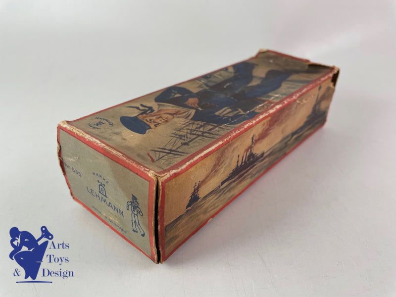 Antique toy Lehmann 535 clockwork Dancing sailor from 1904 h 19cm