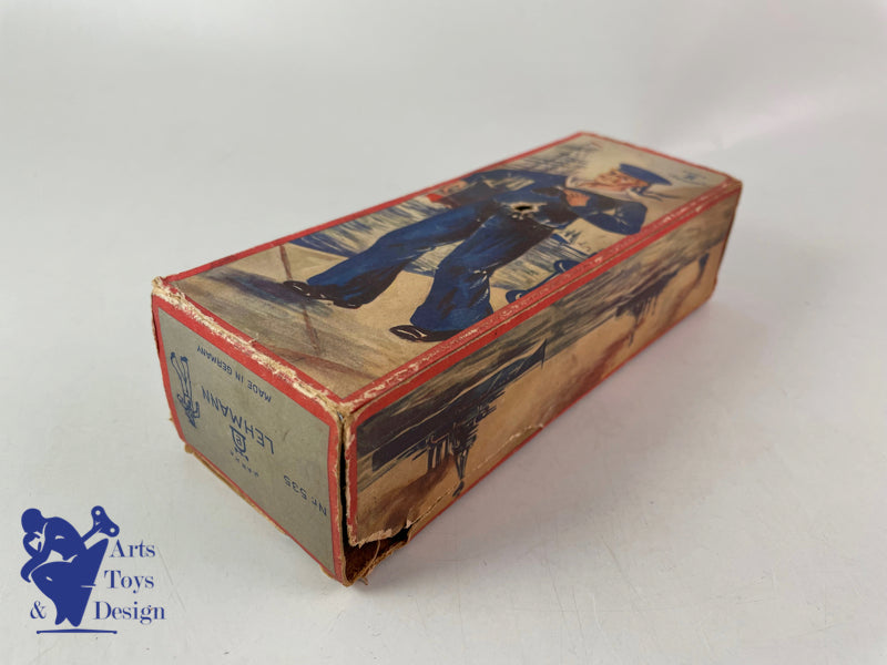 Antique toy Lehmann 535 clockwork Dancing sailor from 1904 h 19cm