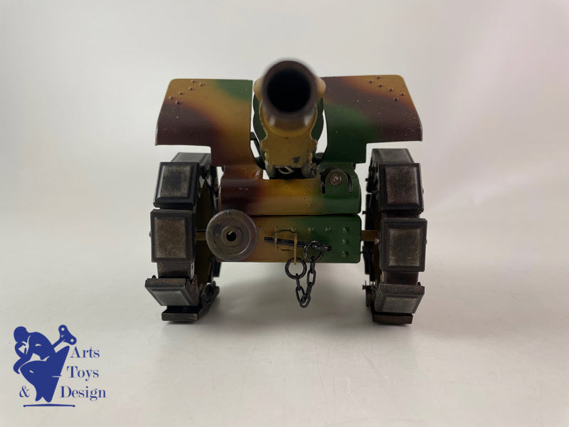 Antique toy Lineol 822 Military cannon gun circa 1937 L28cm