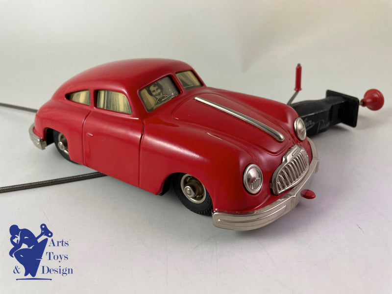 Antique toys Gescha 559 Porsche 356 Auto Fox circa 1950 L 21cm