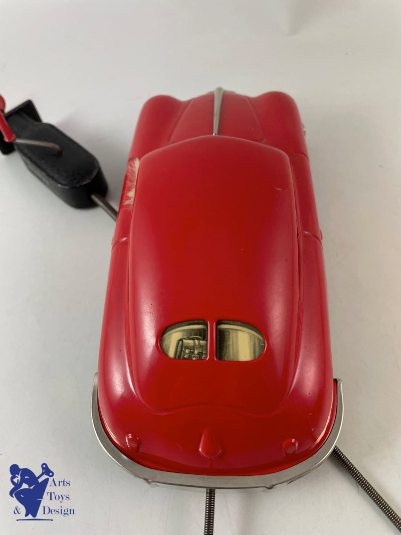 Antique toys Gescha 559 Porsche 356 Auto Fox circa 1950 L 21cm