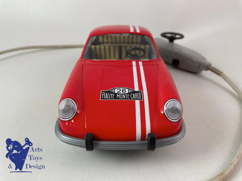 Antique toys Joustra 2824 Porsche 912 Rally Circa 1970 L 23cm