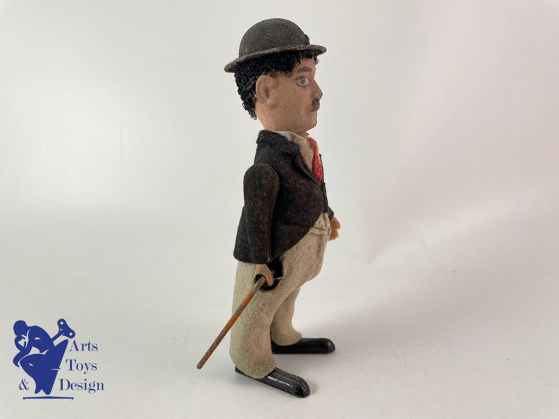 Antique toys Schuco 1454 Charlie Chaplin Charlot circa 1920 h 17cm