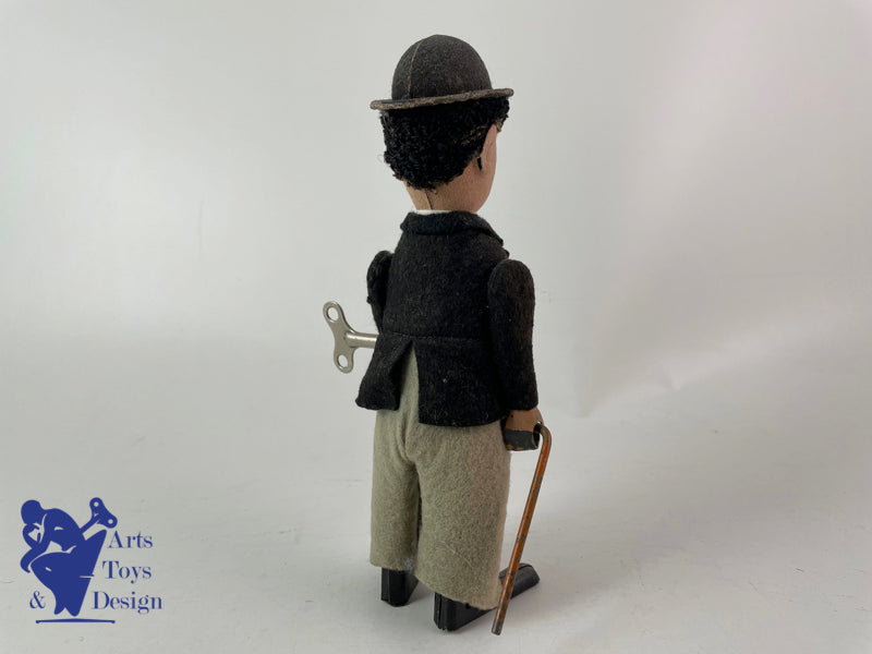 Antique toys Schuco 1454 Charlie Chaplin Charlot circa 1920 h 17cm