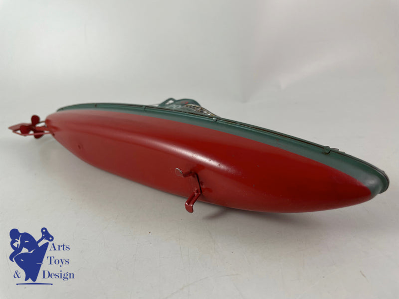 Antique toys Arnold Ref 2005 Submarine U Boat Clockwork Circa 1937