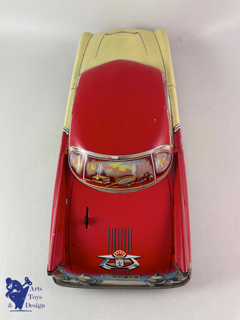 Antique toys Joustra 2029 giant car circa 1957 L 41cm