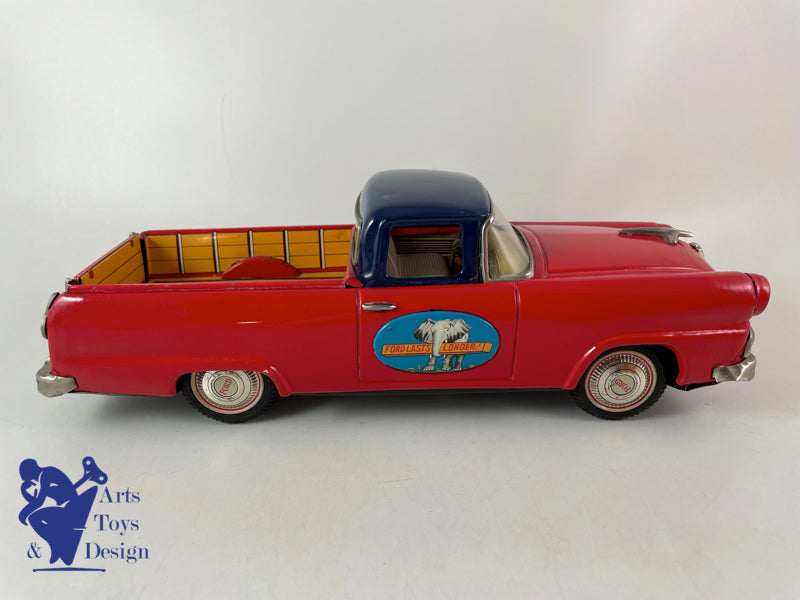 Antique toys Bandai Ford Pick Up Fordlasts Longer Friction Circa 1960 L 30cm