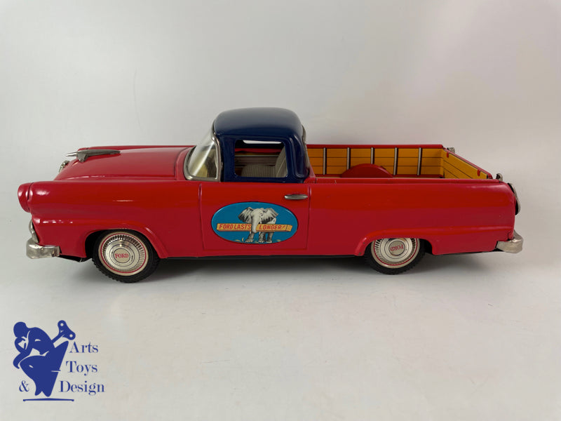Antique toys Bandai Ford Pick Up Fordlasts Longer Friction Circa 1960 L 30cm