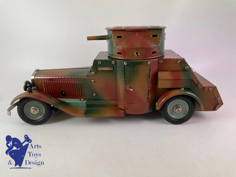 Antique toys Marklin 1108g military Panzerwagen clockwork circa 1936 L36cm
