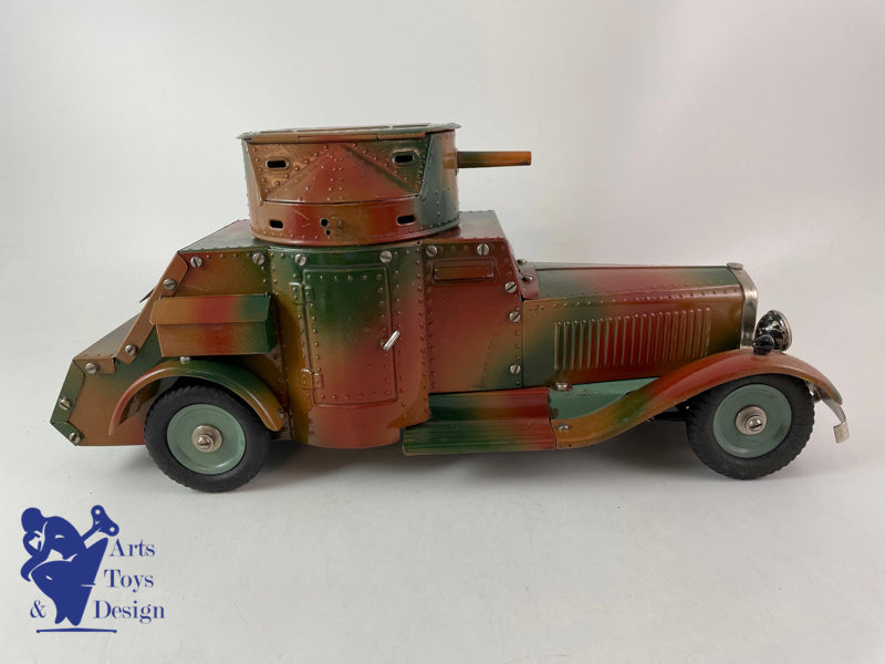 Antique toys Marklin 1108g military Panzerwagen clockwork circa 1936 L36cm