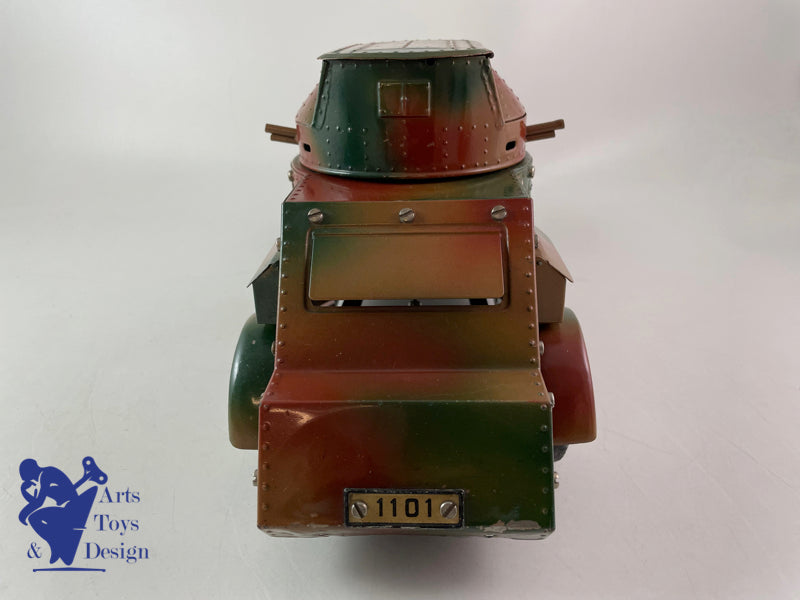 Antique toys Marklin 1108g military Panzerwagen clockwork circa 1936 L36cm