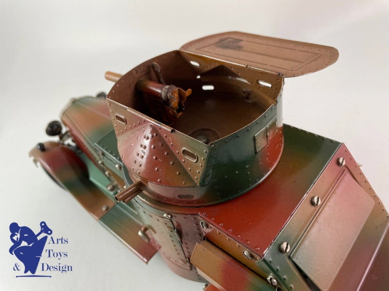 Antique toys Marklin 1108g military Panzerwagen clockwork circa 1936 L36cm