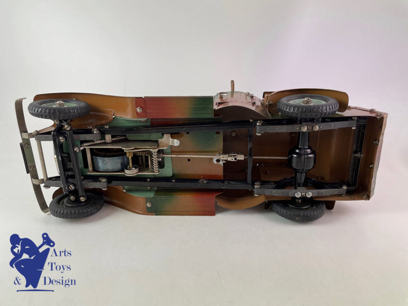 Antique toys Marklin 1108g military Panzerwagen clockwork circa 1936 L36cm