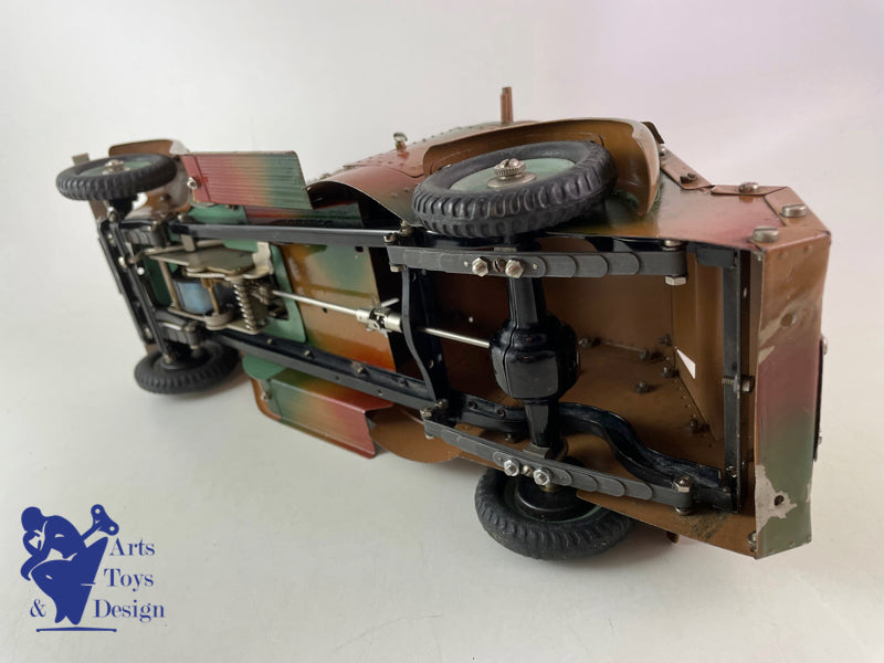 Antique toys Marklin 1108g military Panzerwagen clockwork circa 1936 L36cm