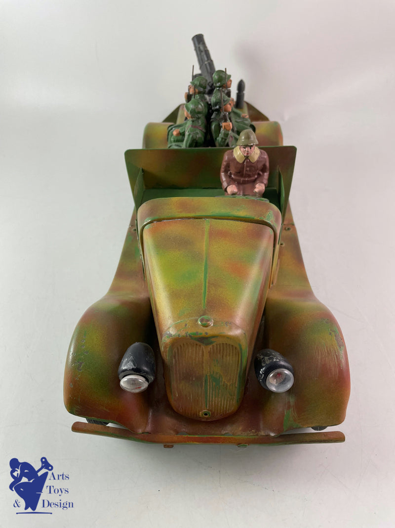 Antique toys Jouets Citroen Military open truck T23 L 46cm circa 1939