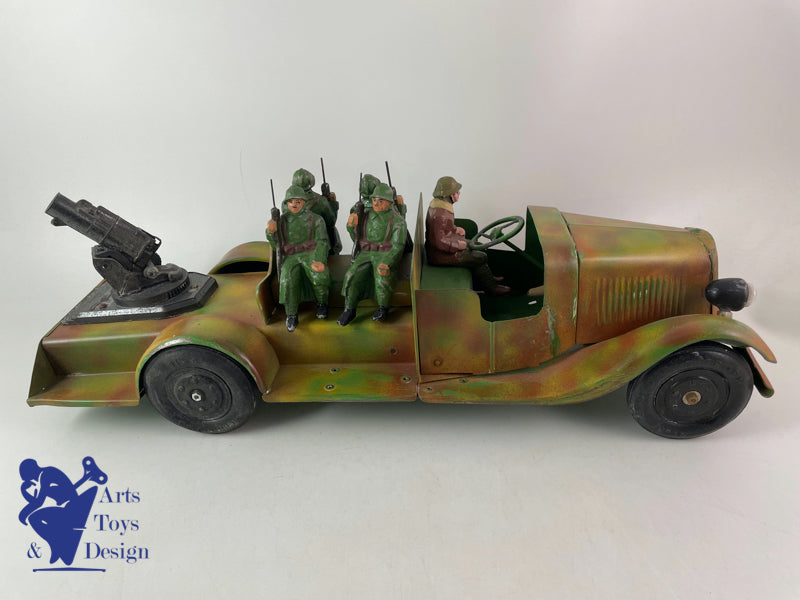 Antique toys Jouets Citroen Military open truck T23 L 46cm circa 1939