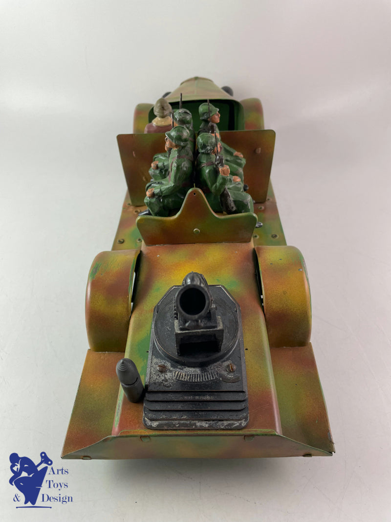 Antique toys Jouets Citroen Military open truck T23 L 46cm circa 1939