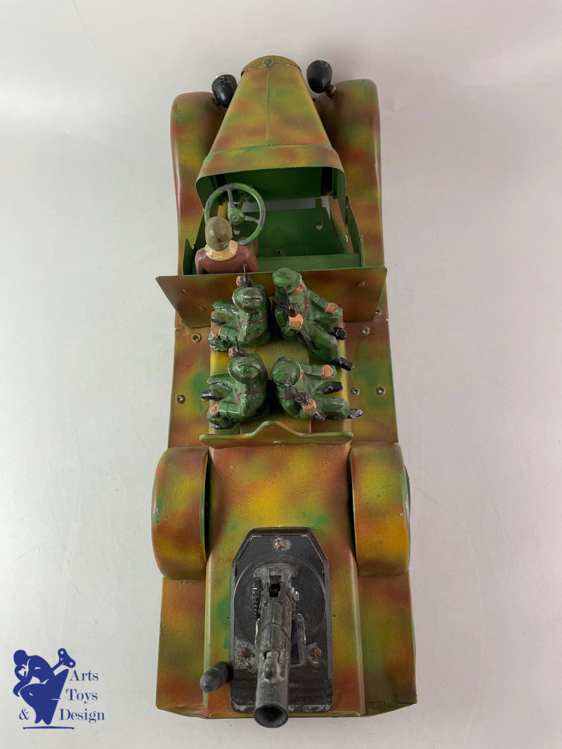 Antique toys Jouets Citroen Military open truck T23 L 46cm circa 1939