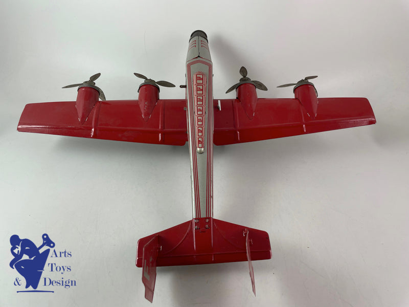 Antique toys Joustra 533 Airplane Air France Fanny circa 1952 W 52cm