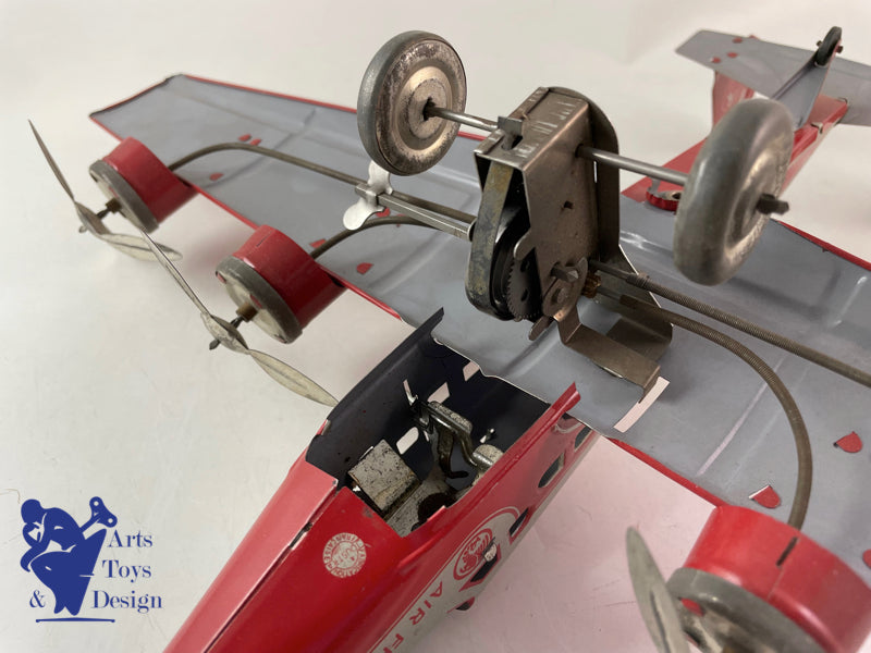 Antique toys Joustra 533 Airplane Air France Fanny circa 1952 W 52cm