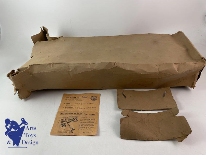 Antique toys Joustra 533 Airplane Air France Fanny circa 1952 W 52cm