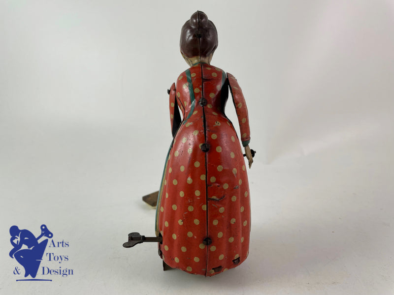 Antique toys Gunthermann Busy Lizzie clockwork circa 1930 h 17cm