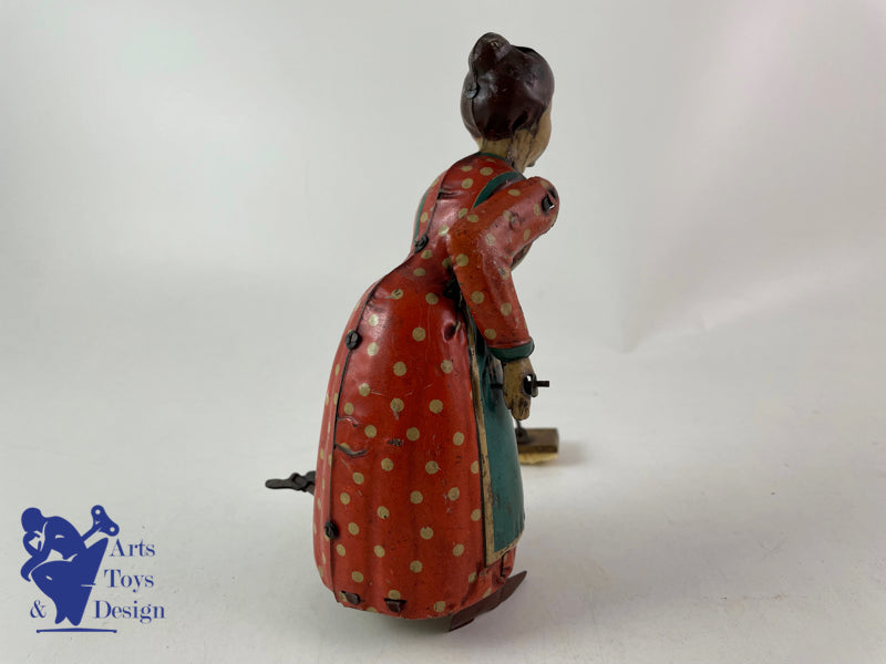 Antique toys Gunthermann Busy Lizzie clockwork circa 1930 h 17cm