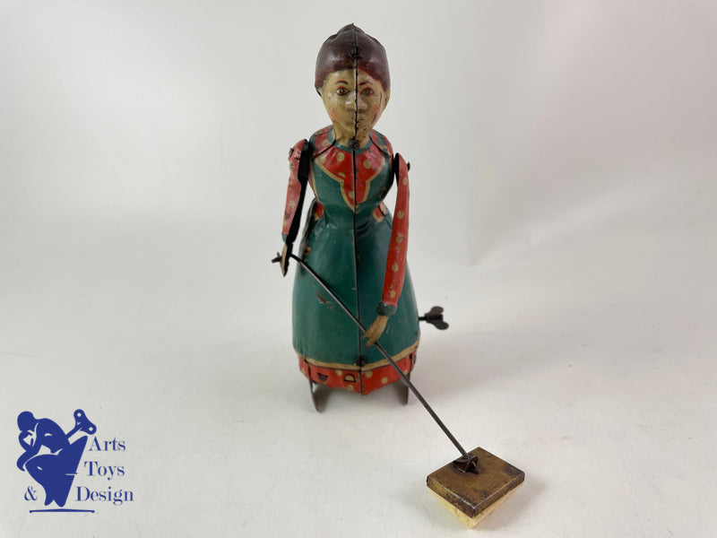 Antique toys Gunthermann Busy Lizzie clockwork circa 1930 h 17cm