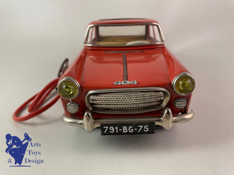 Antique toys Joustra Ref 2805 Peugeot 404 to Brick 30cm 1963