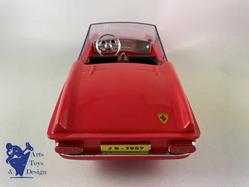 Antique toys JS Car 07 RC No License J Bond 2 ° Type circa 1967 L 38cm