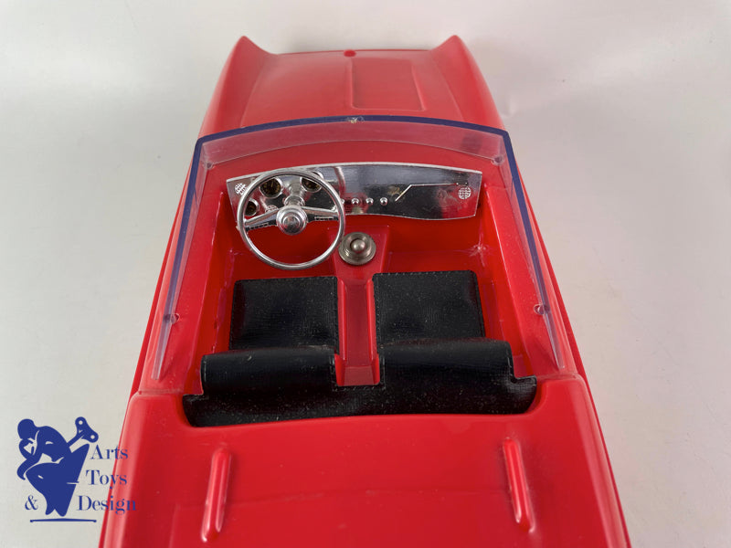 Antique toys JS Car 07 RC No License J Bond 2 ° Type circa 1967 L 38cm