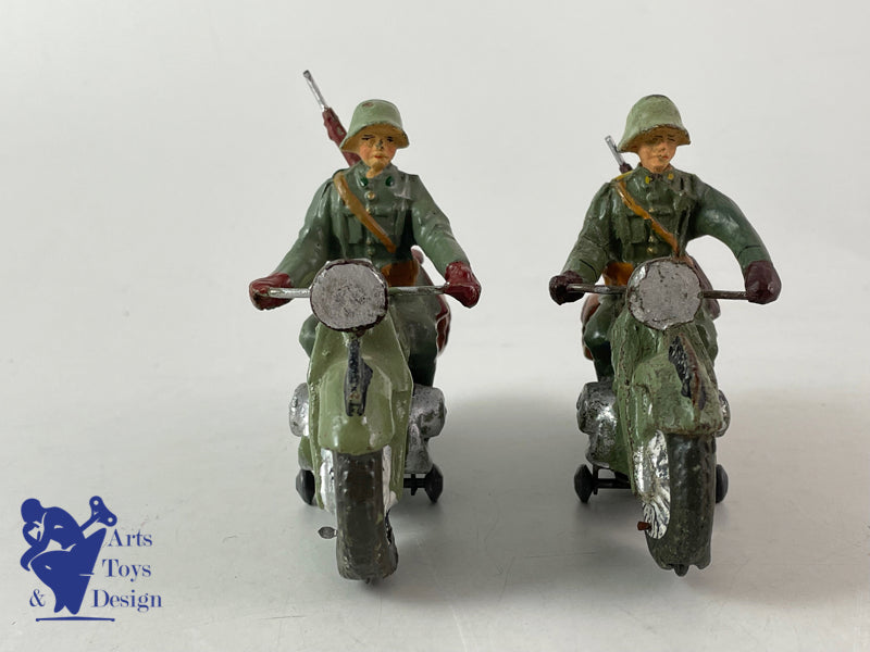 ELASTOLIN FIGURINE SOLDAT MOTOS ARMEE SUISSE 1937