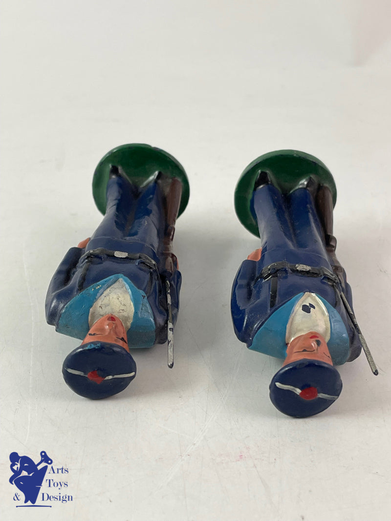 JRD figure sailor standing at attention circa 1935 h 8.5cm 2 pieces
