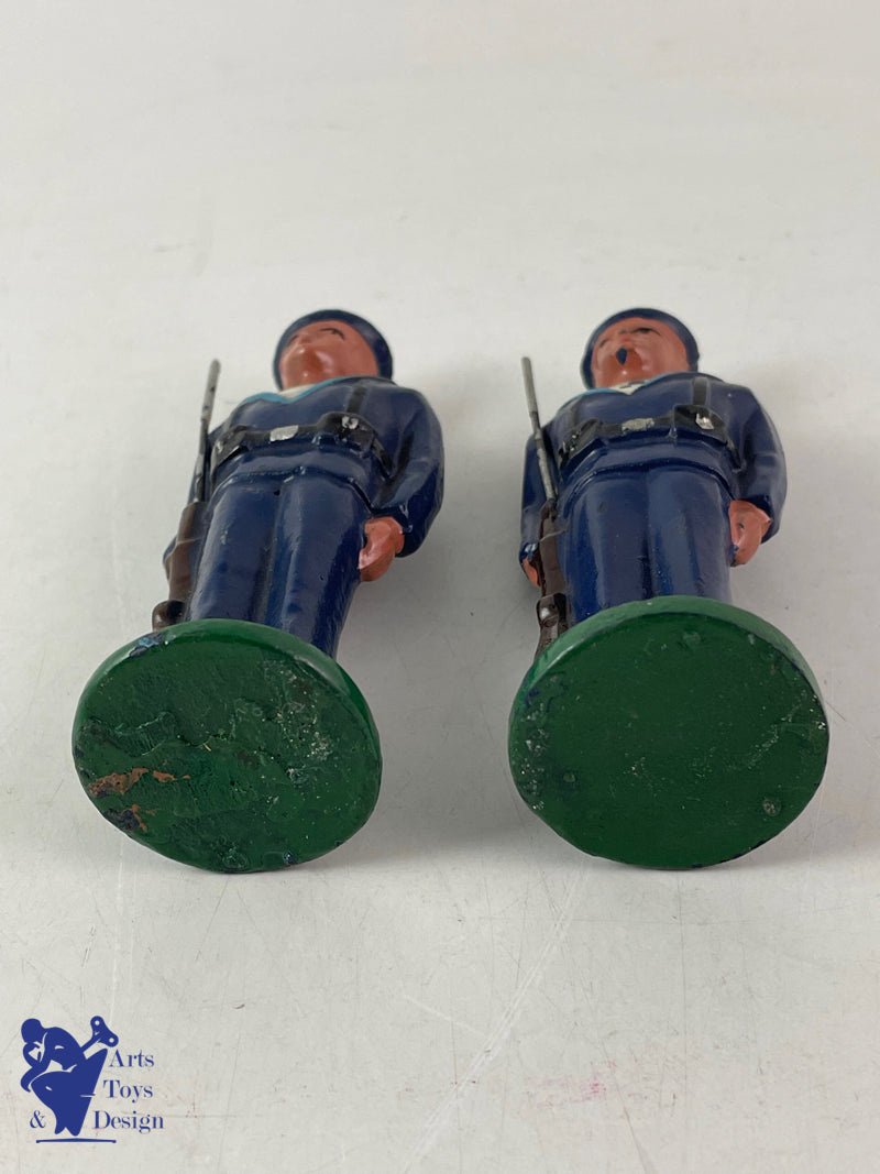 JRD figure sailor standing at attention circa 1935 h 8.5cm 2 pieces