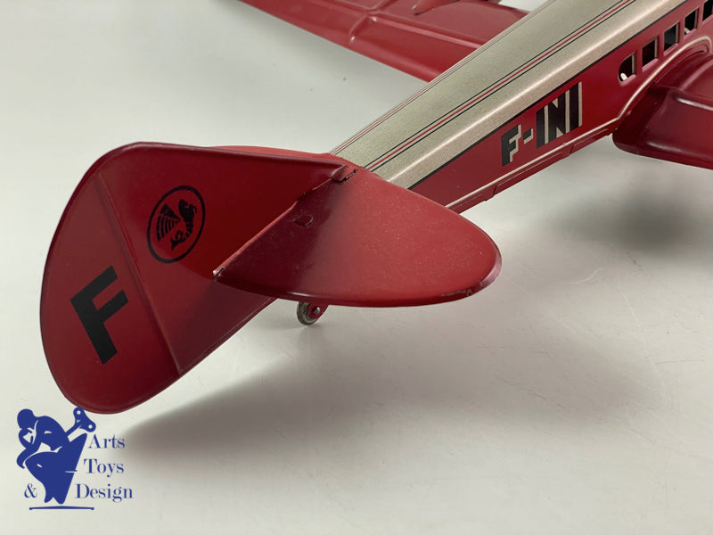 Joustra 512 Airplane Dewoitine Air France F.INI clockwork 1937 E 61cm