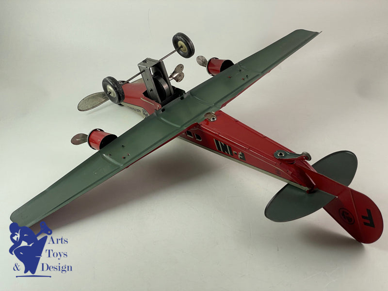 Joustra 512 Airplane Dewoitine Air France F.INI clockwork 1937 E 61cm
