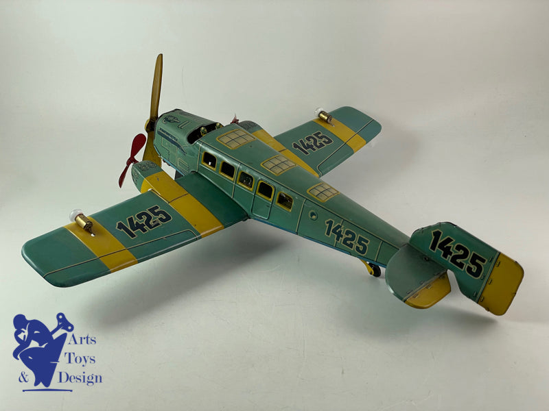 TIPPCO TCO 1425 clockwork airplane tri motor circa 1937 W 52cm