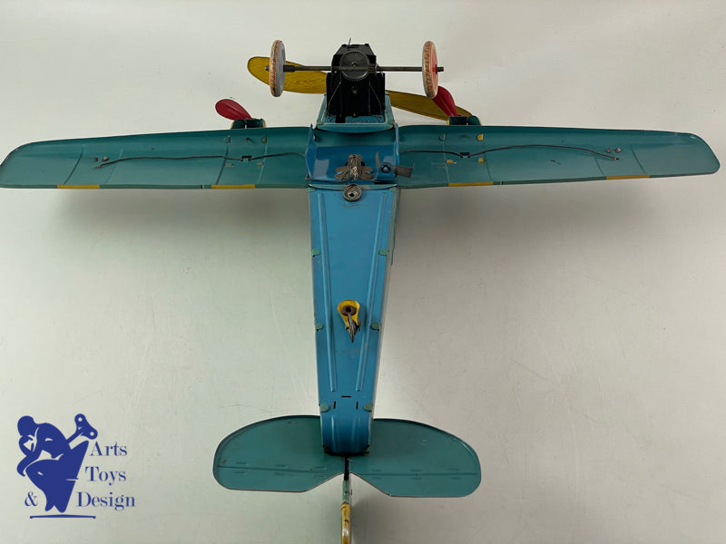 TIPPCO TCO 1425 clockwork airplane tri motor circa 1937 W 52cm