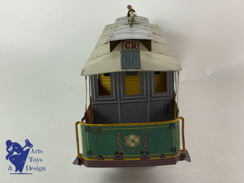 CR 260 CHARLES ROSSIGNOL TRAMWAY PARIS 8 ROUES MECANIQUE 1920 35CM