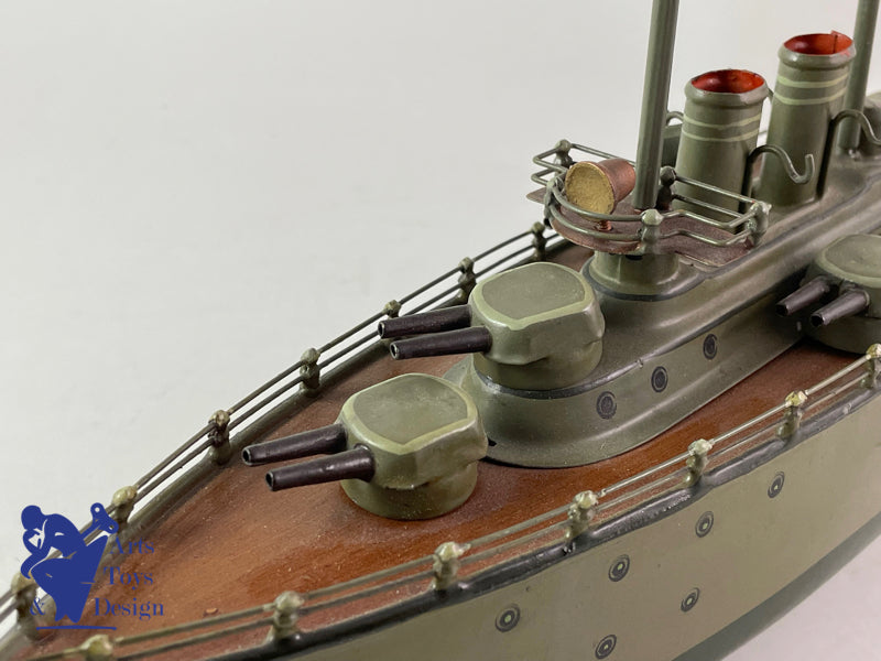 Marklin 5129 Clockwork warship Boat C.1930 Ex Forbes Collection