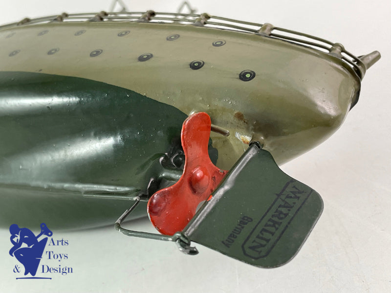 Marklin 5129 Clockwork warship Boat C.1930 Ex Forbes Collection