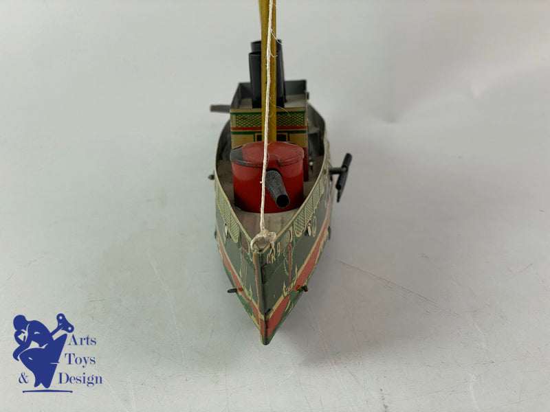 CR 9 CHARLES ROSSIGNOL BATEAU TORPILLEUR MECANIQUE 1920