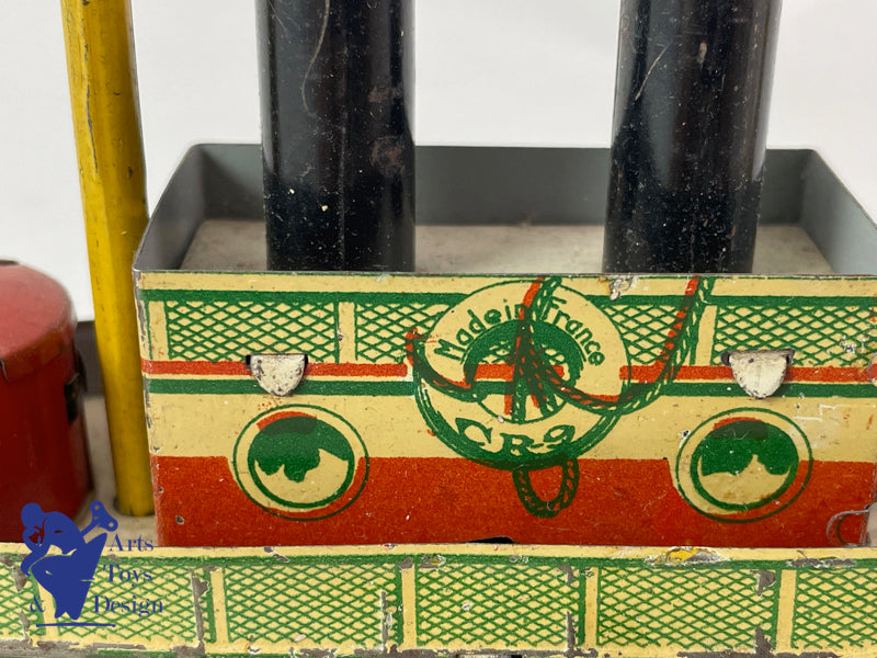 CR 9 CHARLES ROSSIGNOL BATEAU TORPILLEUR MECANIQUE 1920
