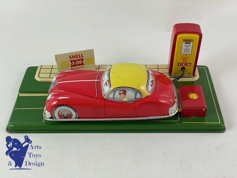 WAMOO MARSEILLE STATION SERVICE SHELL JAGUAR XK 1950