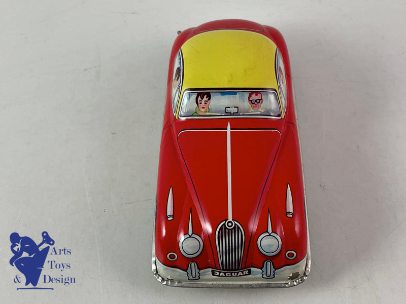 Wamoo Marseille gas station Shell with Jaguar XK circa 1950