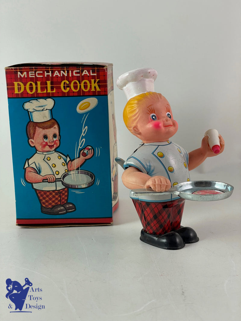 Y YONE YONEZAWA JAPON CHEF CUISINIER MECANIQUE DOLL COOK