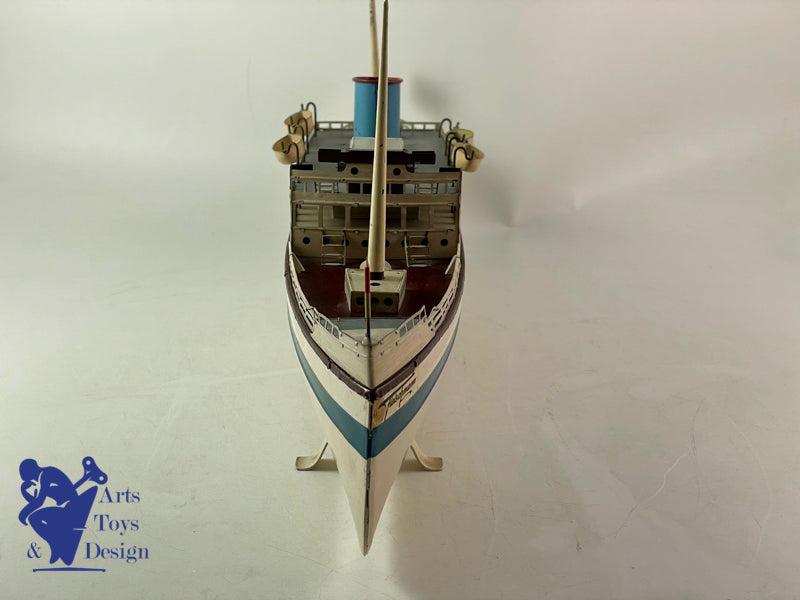 FLEISHMANN BATEAU LINER MECANIQUE 50CM VERS 1940