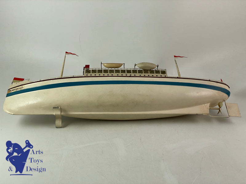 Fleishmann Boat Liner clockwork 50cm circa 1930