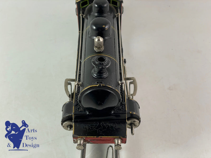 MARKLIN TRAIN LOCOMOTIVE ET TENDER EN 0 R 1020 MECANIQUE 1920
